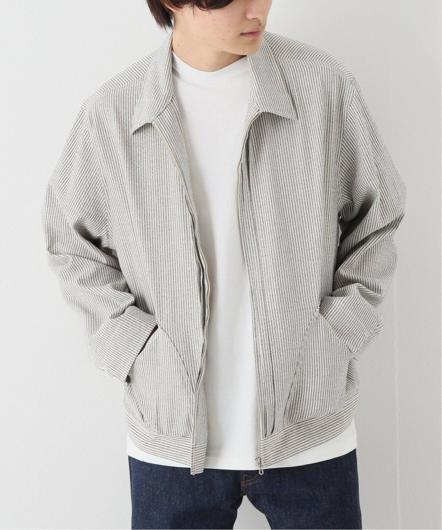 ULTERIOR / アルテリア】 WASHI STRIPE ZIP UP BLOUSON（その他 