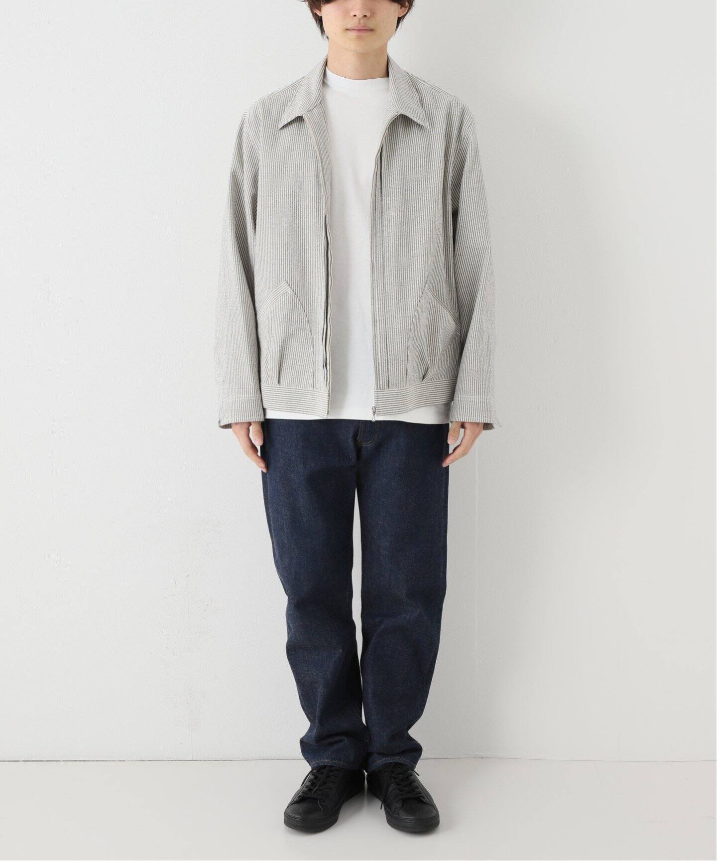 ULTERIOR / アルテリア】 WASHI STRIPE ZIP UP BLOUSON（その他 