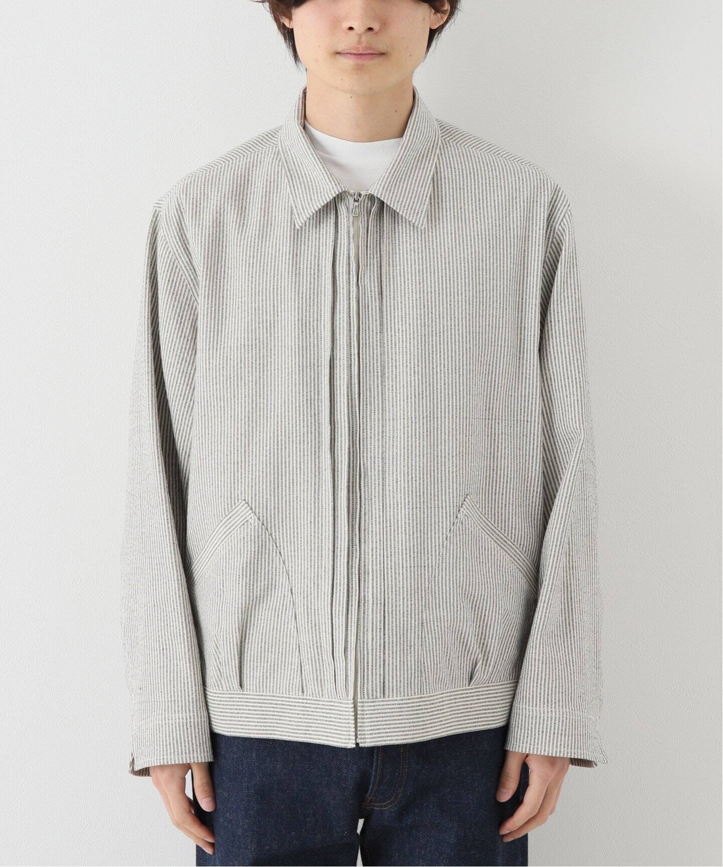 ULTERIOR / アルテリア】 WASHI STRIPE ZIP UP BLOUSON（その他 
