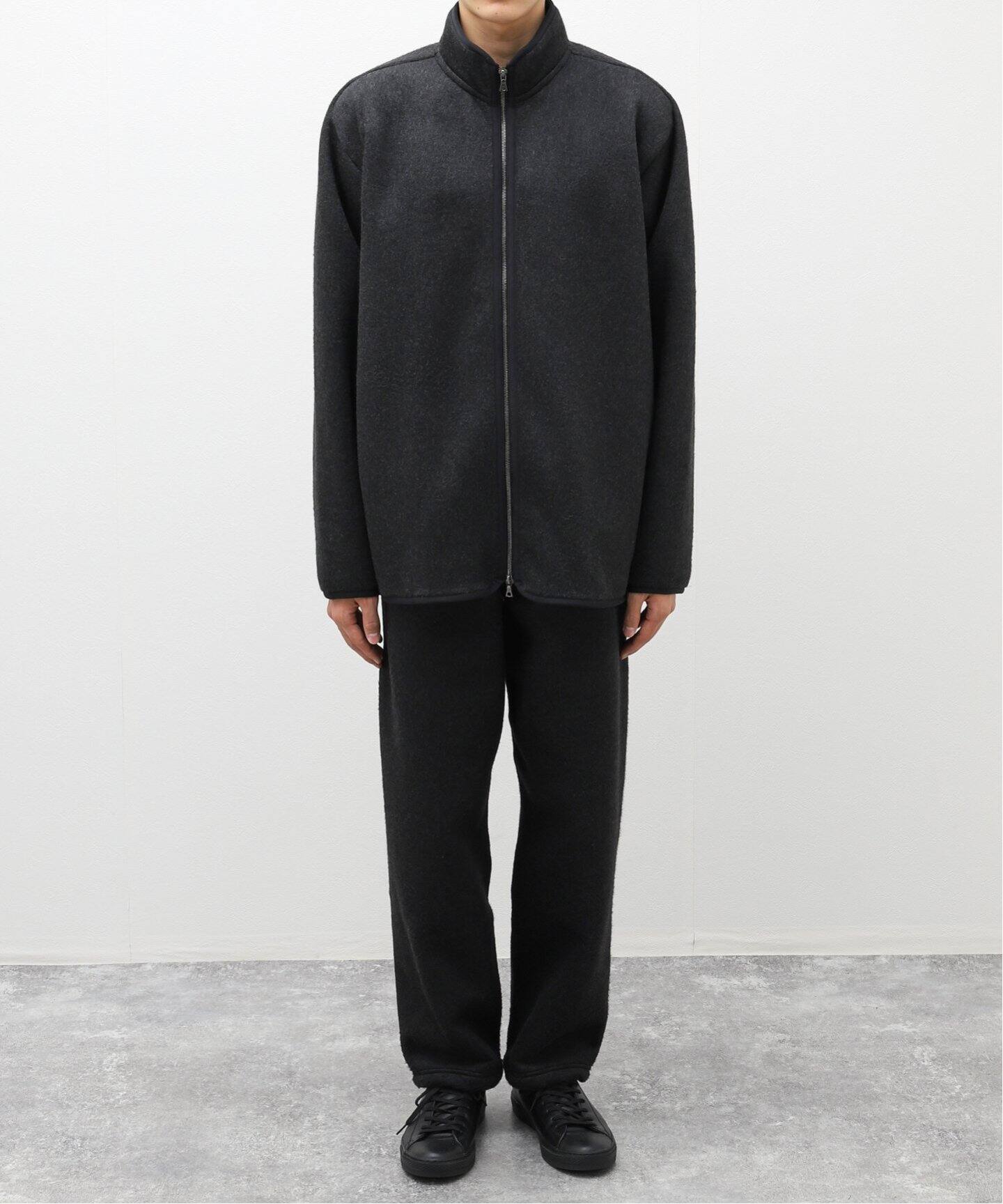 blurhms / ブラームス】PE/SILK FLEECE ZIP JACKET（ボア・フリース 