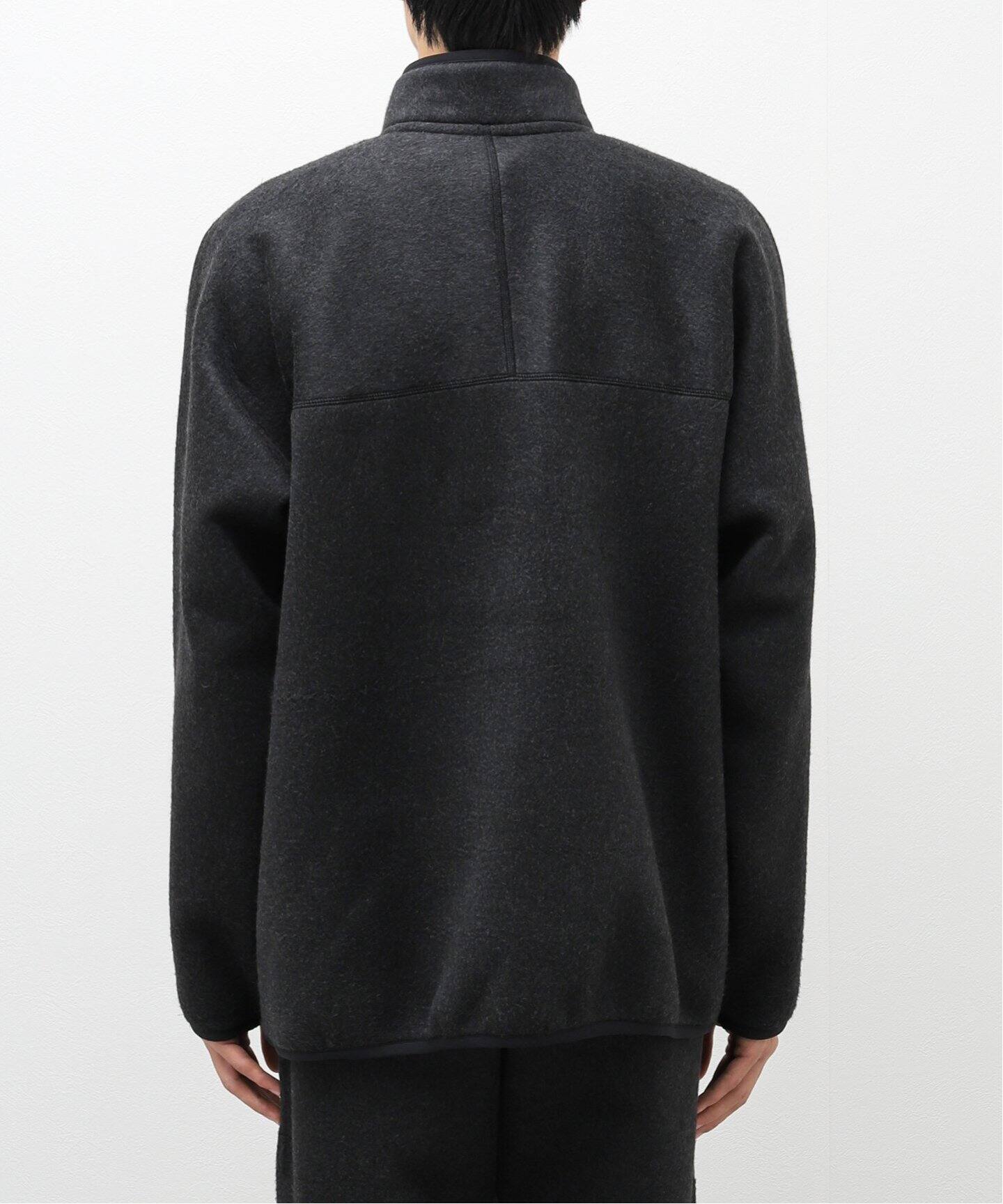 blurhms / ブラームス】PE/SILK FLEECE ZIP JACKET（ボア・フリース 