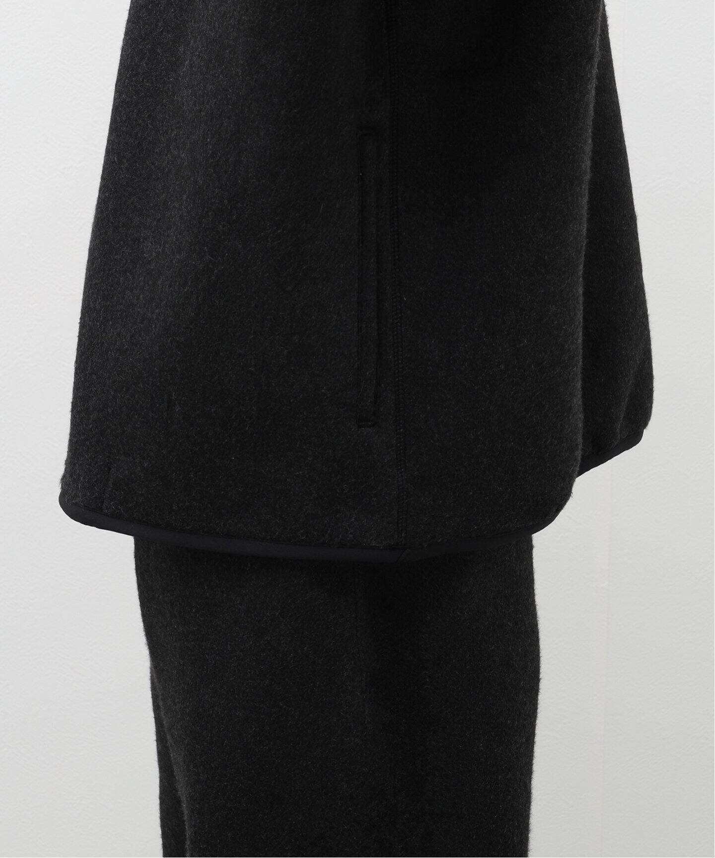 blurhms / ブラームス】PE/SILK FLEECE ZIP JACKET（ボア・フリース  