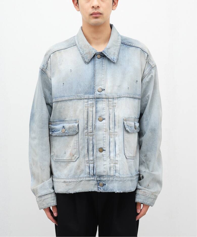 ANCELLM / アンセルム】DAMAGE DENIM JACKET TYPE-2（デニムジャケット 