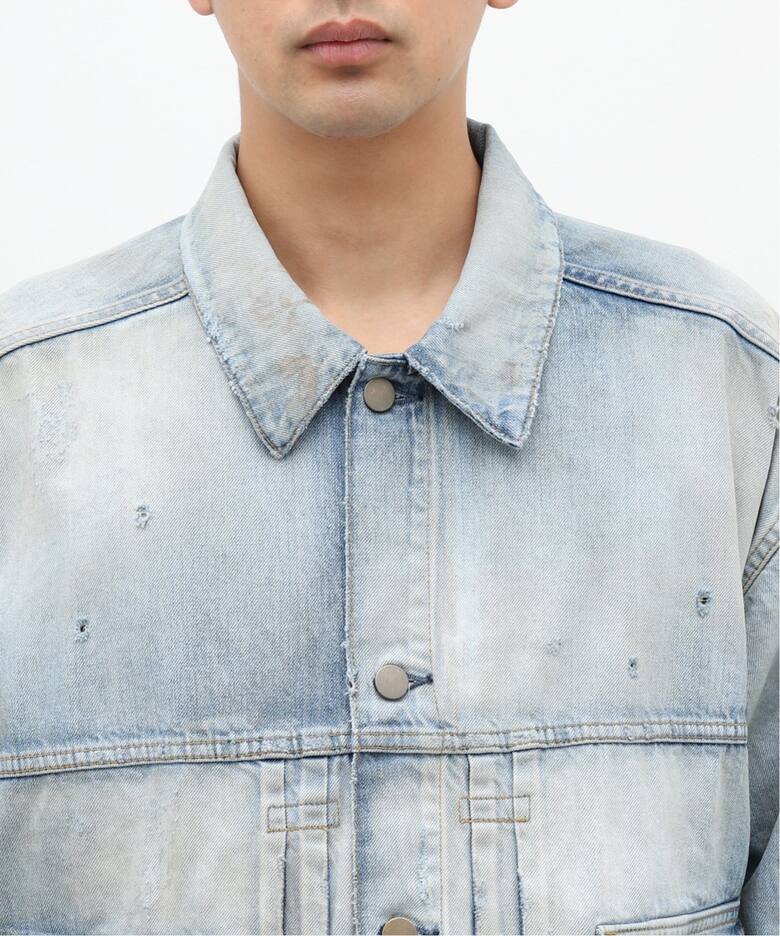 ANCELLM / アンセルム】DAMAGE DENIM JACKET TYPE-2（デニムジャケット 
