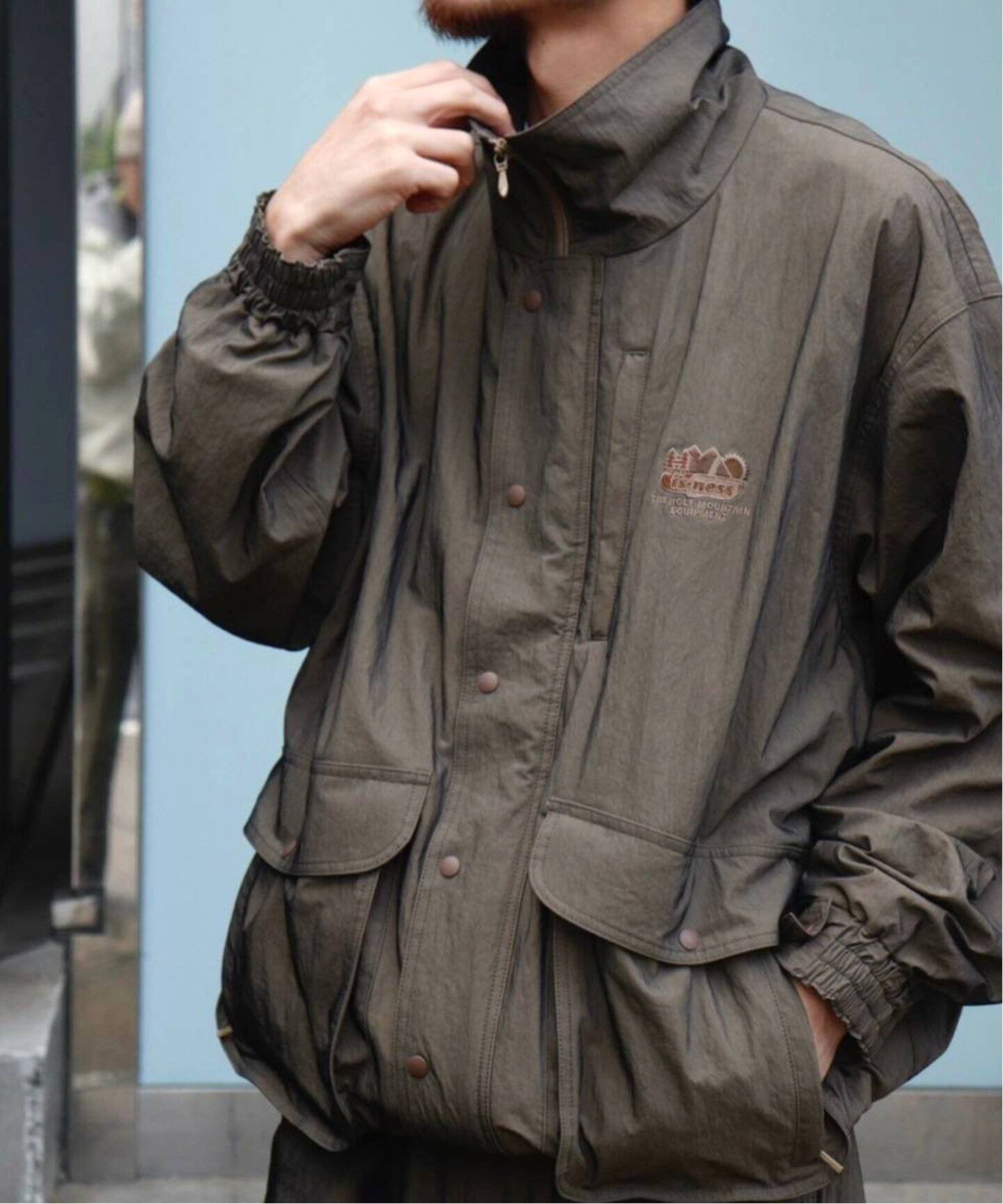 is-ness / イズネス】SHAKA SHAKA NYLON JACKET（ナイロンジャケット 