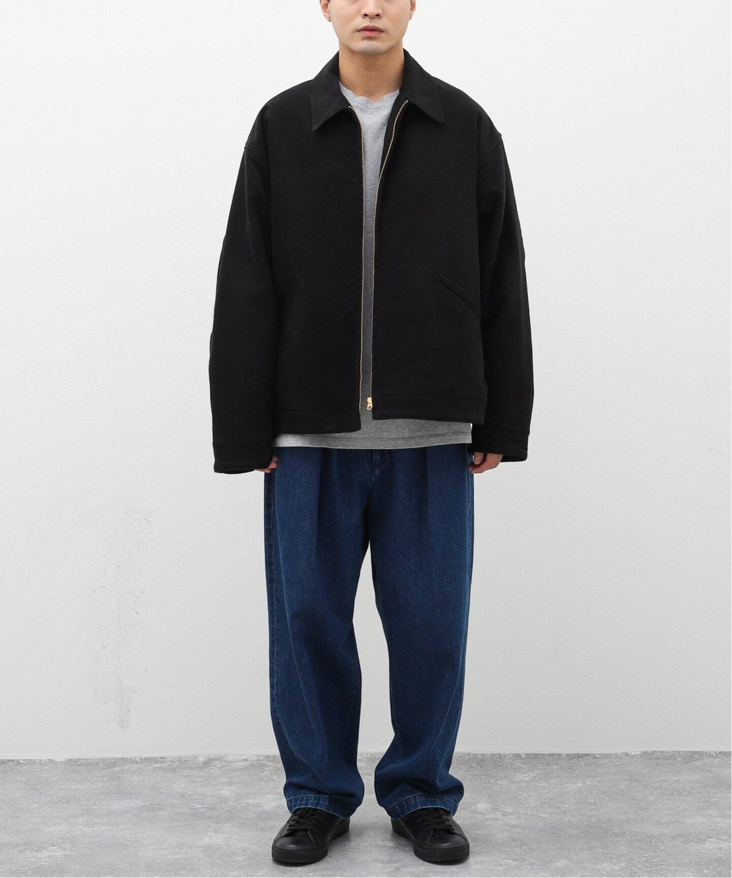 comoli モールスキンジップショートジャケットsize3 