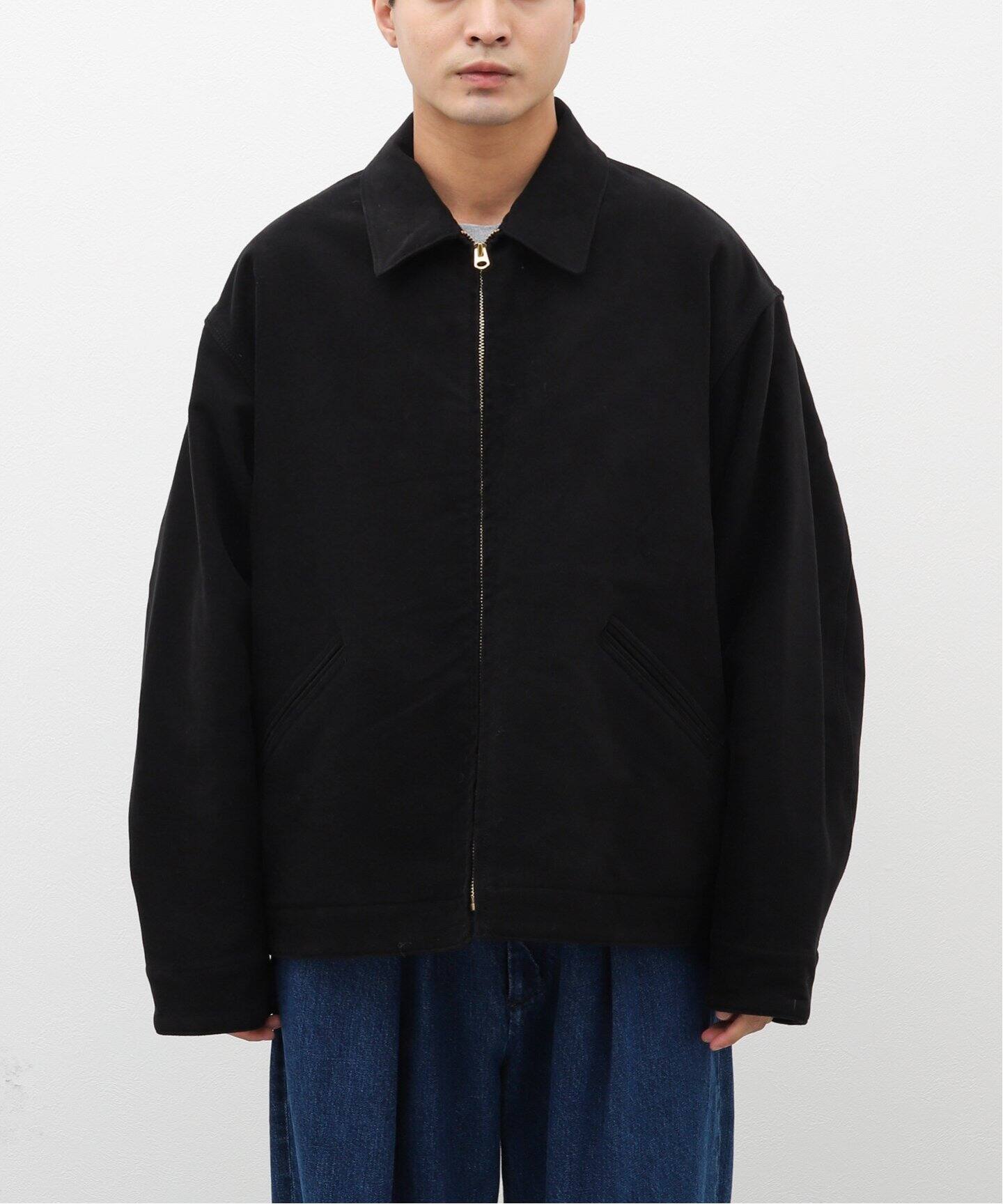 comoli / コモリ】モールスキン ジップショートジャケット（その他 