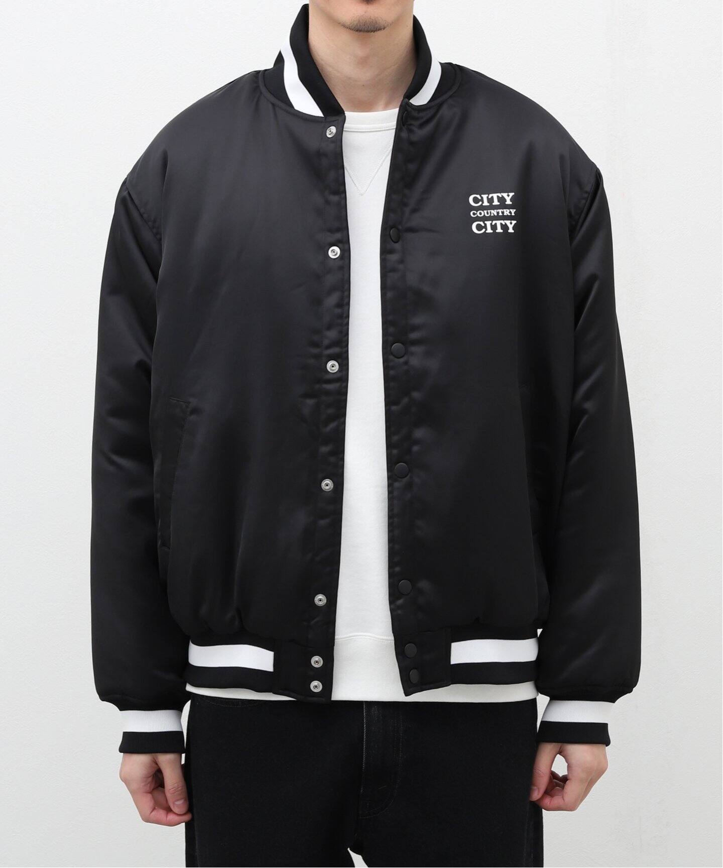 CITY COUNTRY CITY / シティーカントリーシティー】SATAIN VARSITY 