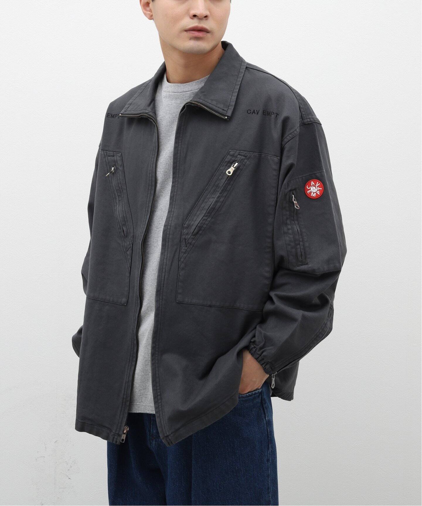 C.E cavempt 23AW OVERDYE ZIP BDU