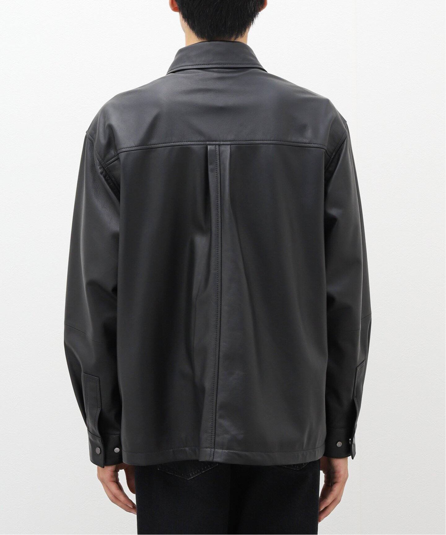 CCU / シーシーユー】THOMAS COVERALL SHIRT JACKET（レザージャケット  