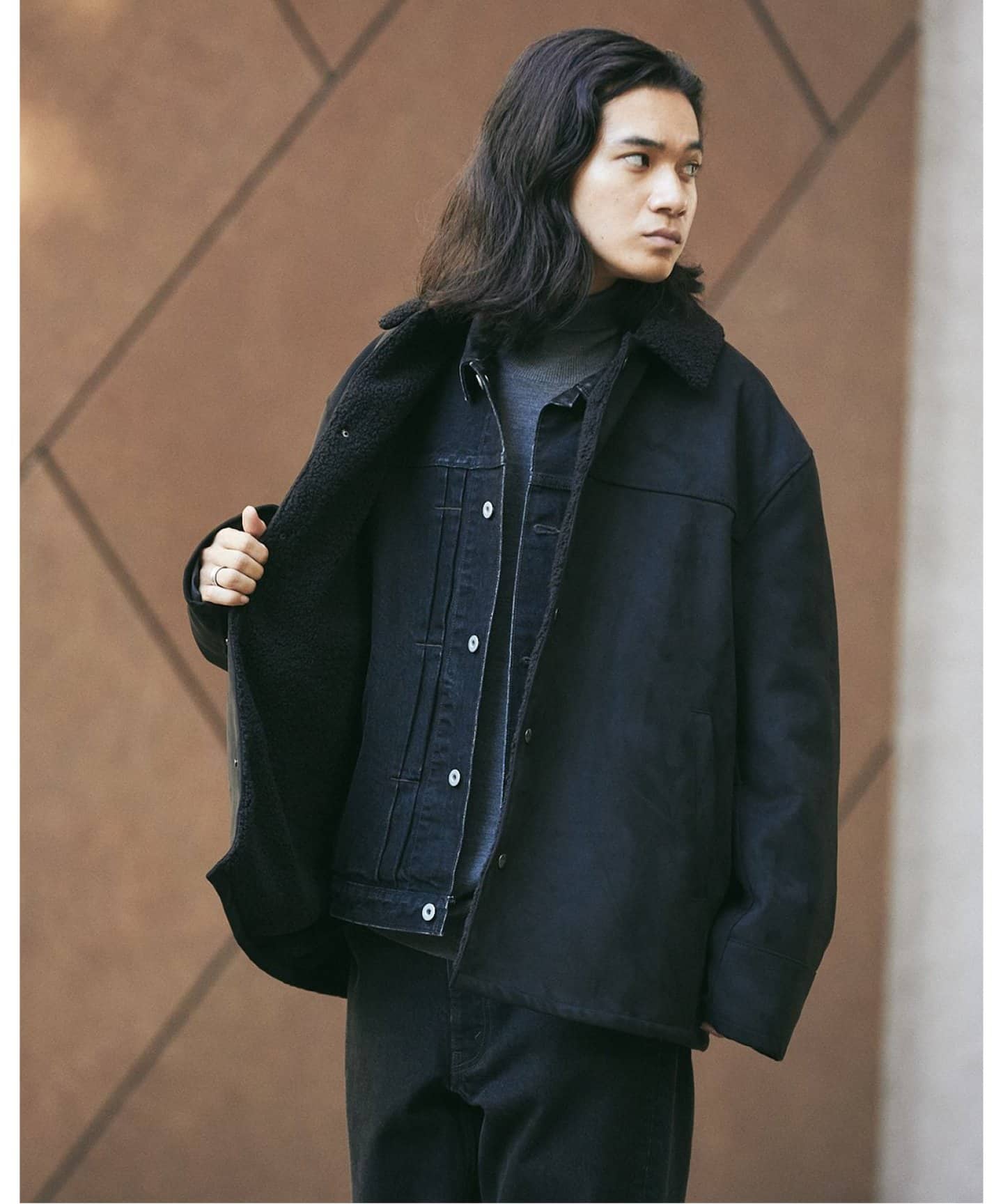 HOMESTEAD&CO ジャーナルスタンダート スエードランチボアジャケット