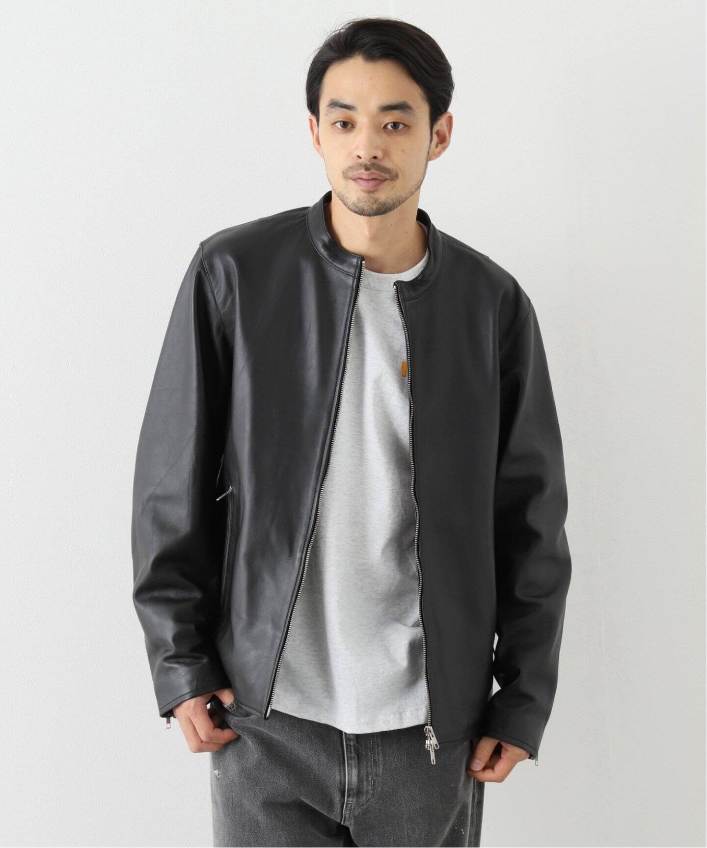 シープレザー シングルライダースジャケット Single Rds（レザー  