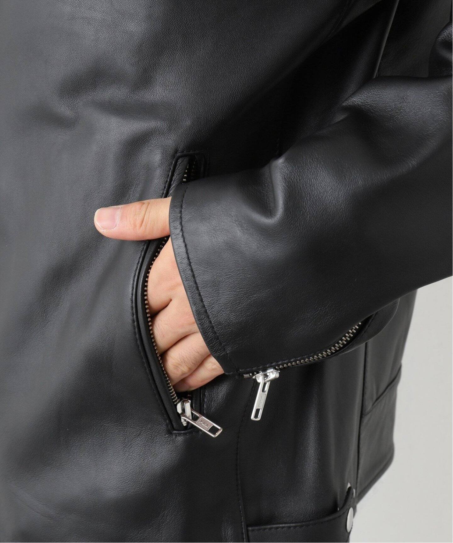 シープレザー シングルライダースジャケット Single Rds（レザー  