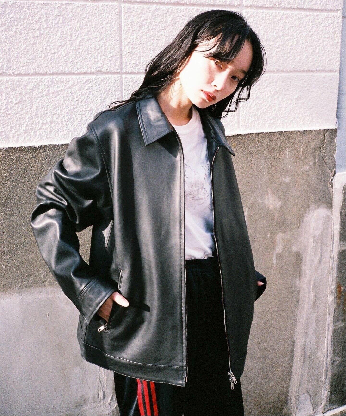 シープレザー シングルライダースジャケット Soutien Rds（レザー 