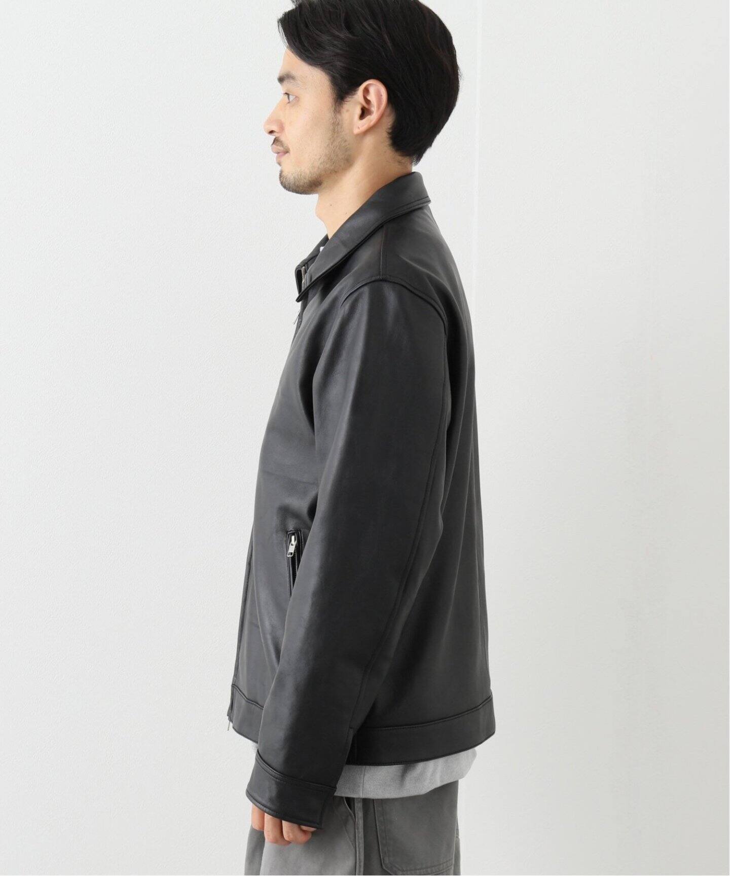 シープレザー シングルライダースジャケット Soutien Rds（レザー 