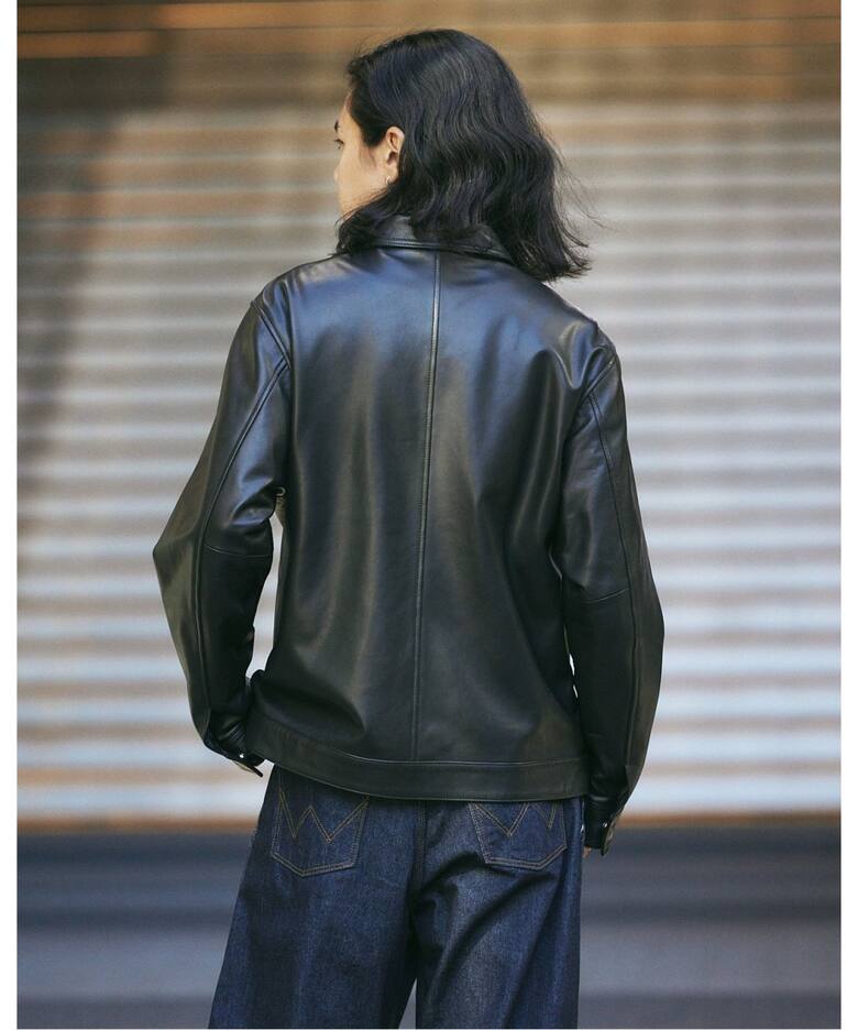 シープレザー シングルライダースジャケット Soutien Rds（レザー 