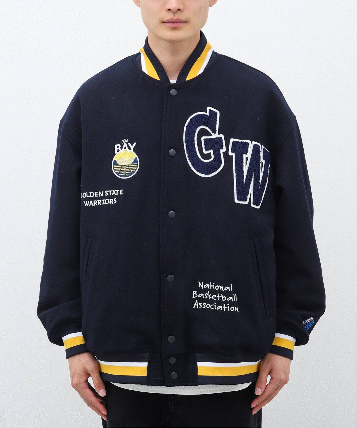 WEB限定【Off The Court by NBA】MeltonJacket（スタジャン 