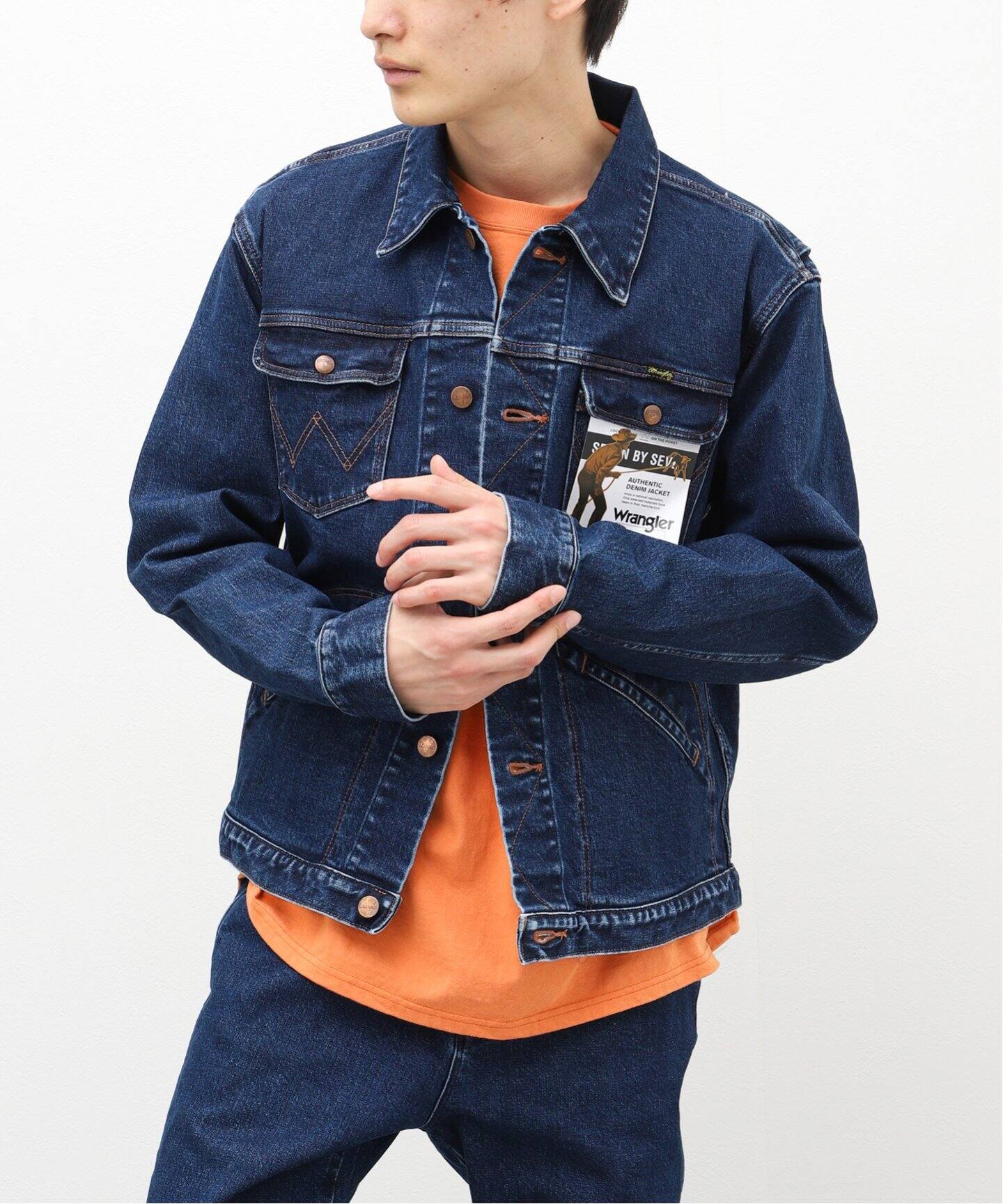 SEVEN BY SEVEN × Wrangler】124MJ USED -Strech Broken D（デニム 