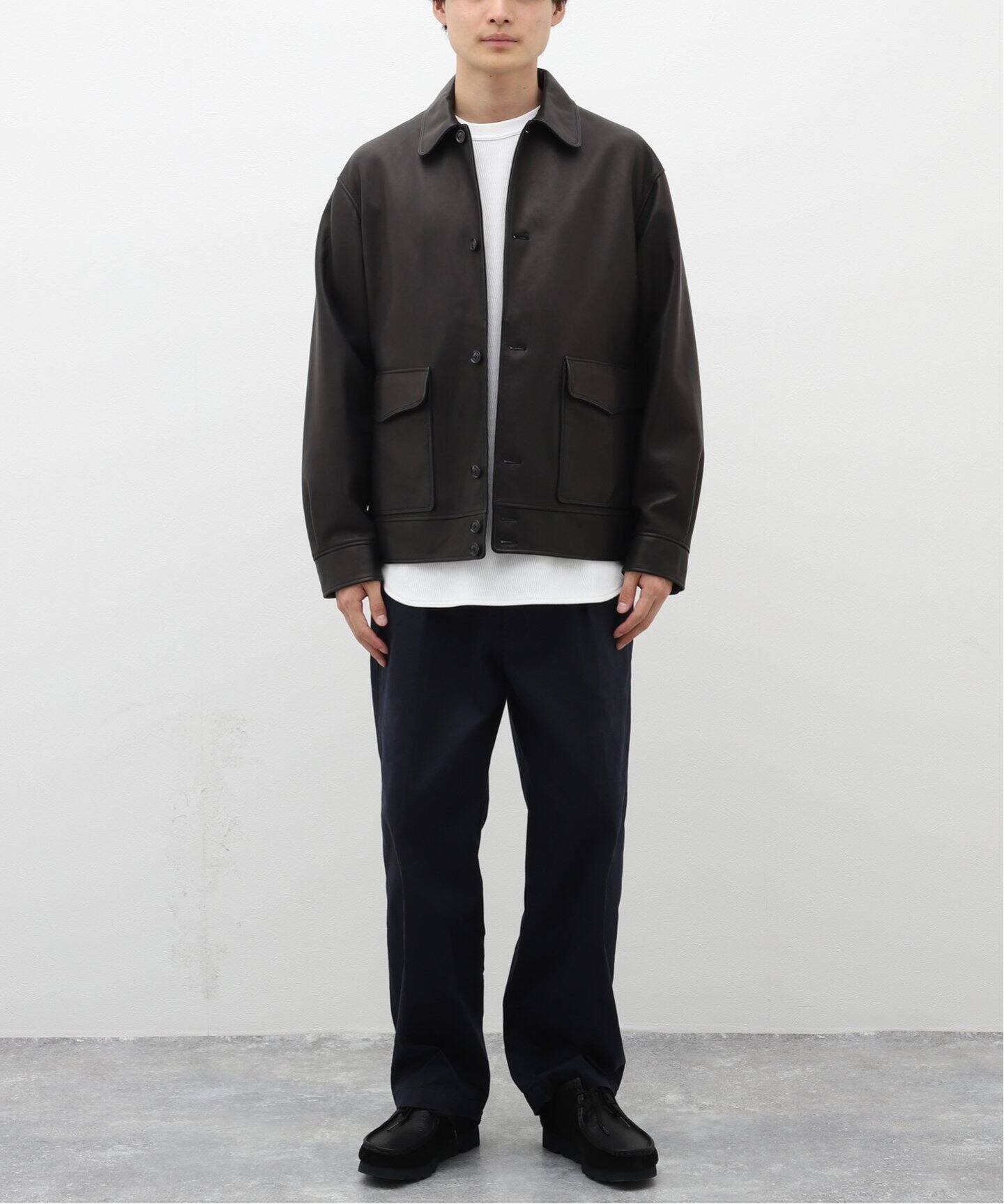 blurhms / ブラームス Lamb Cossack Jacket BHS23F007（レザー  