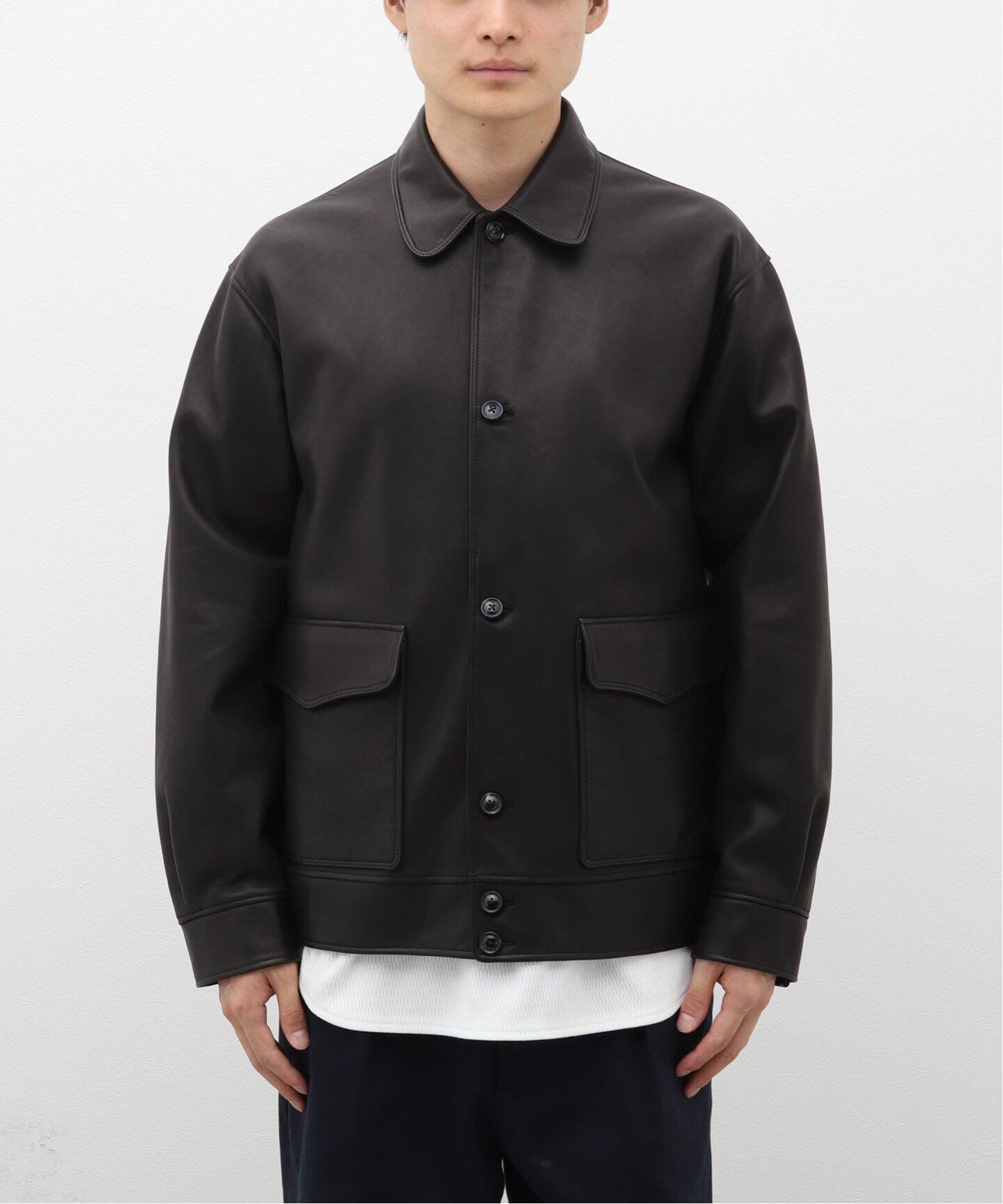 blurhms / ブラームス Lamb Cossack Jacket BHS23F007（レザー 