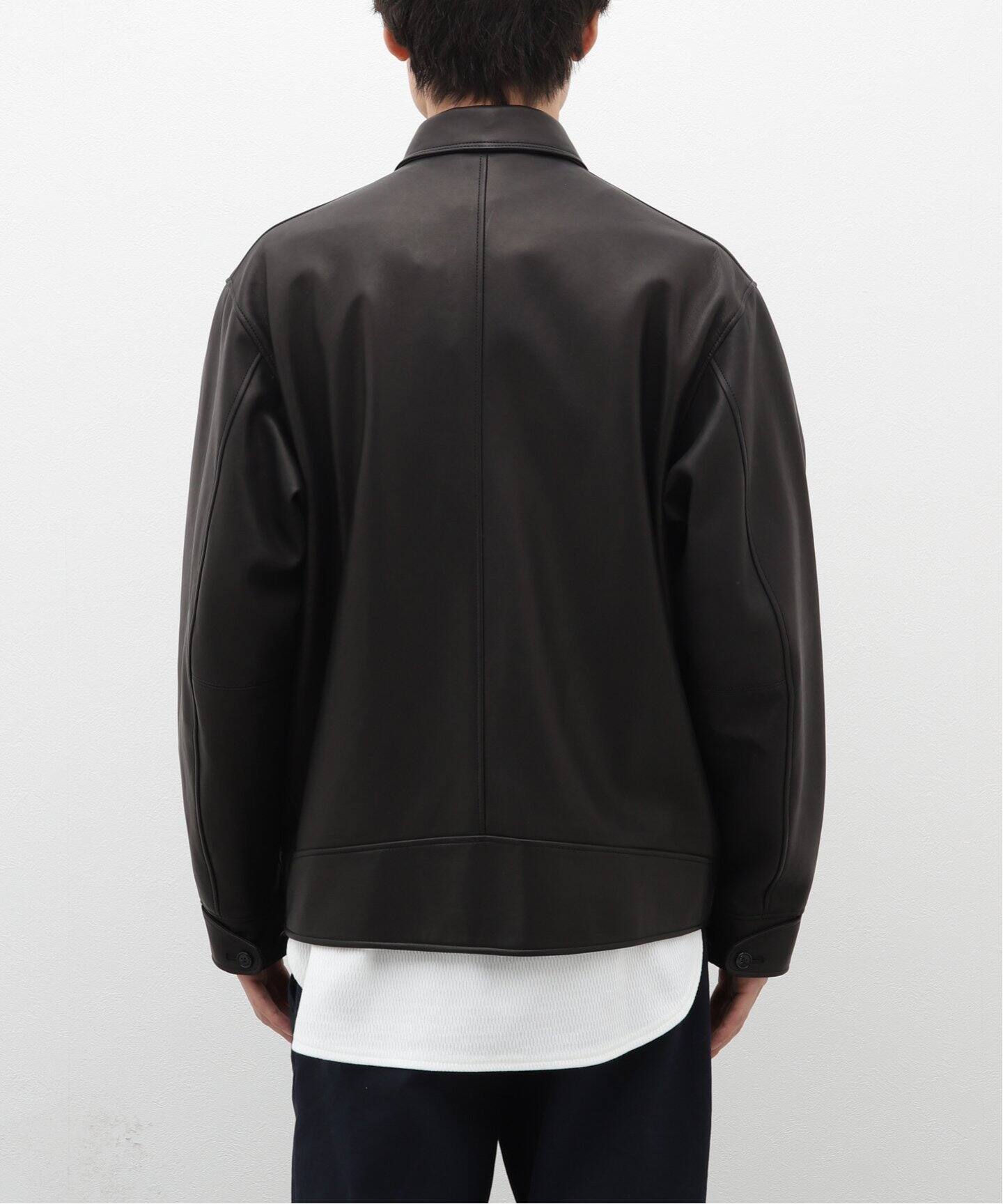 blurhms / ブラームス Lamb Cossack Jacket BHS23F007（レザー