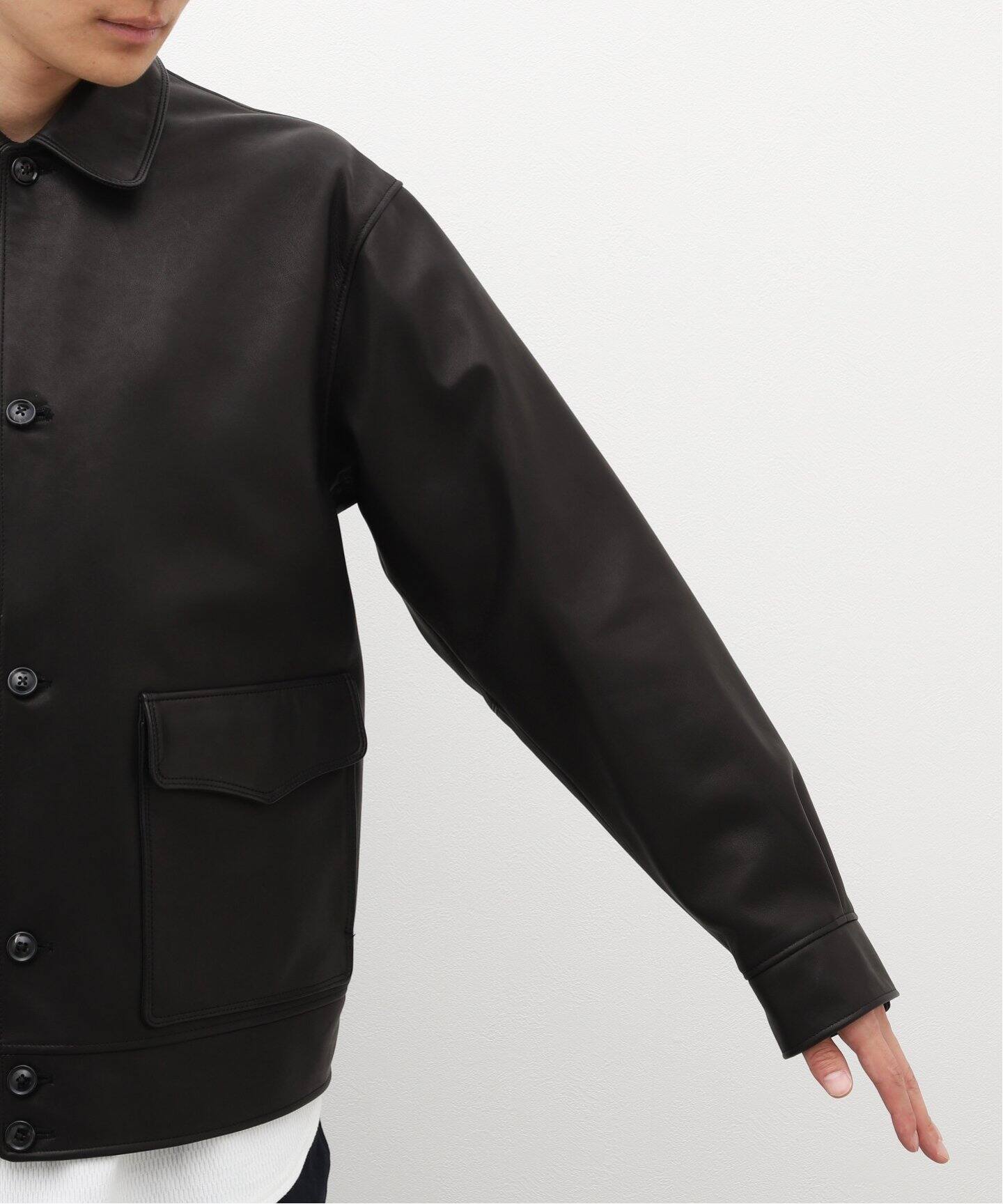 blurhms / ブラームス Lamb Cossack Jacket BHS23F007（レザー 