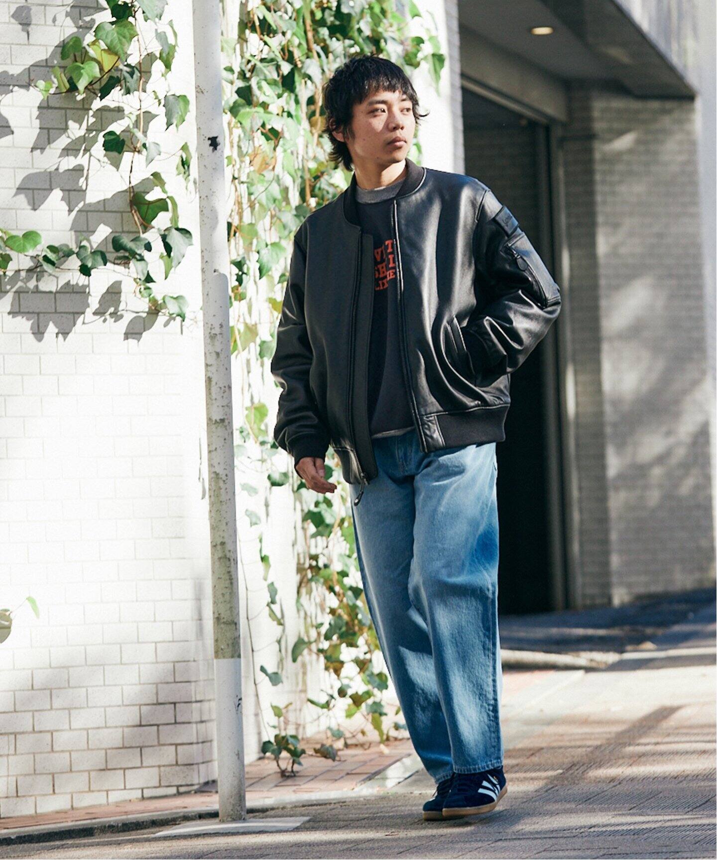 Schott / ショット】別注 LEATHER MA-1（MA-1）｜JOURNAL STANDARD 