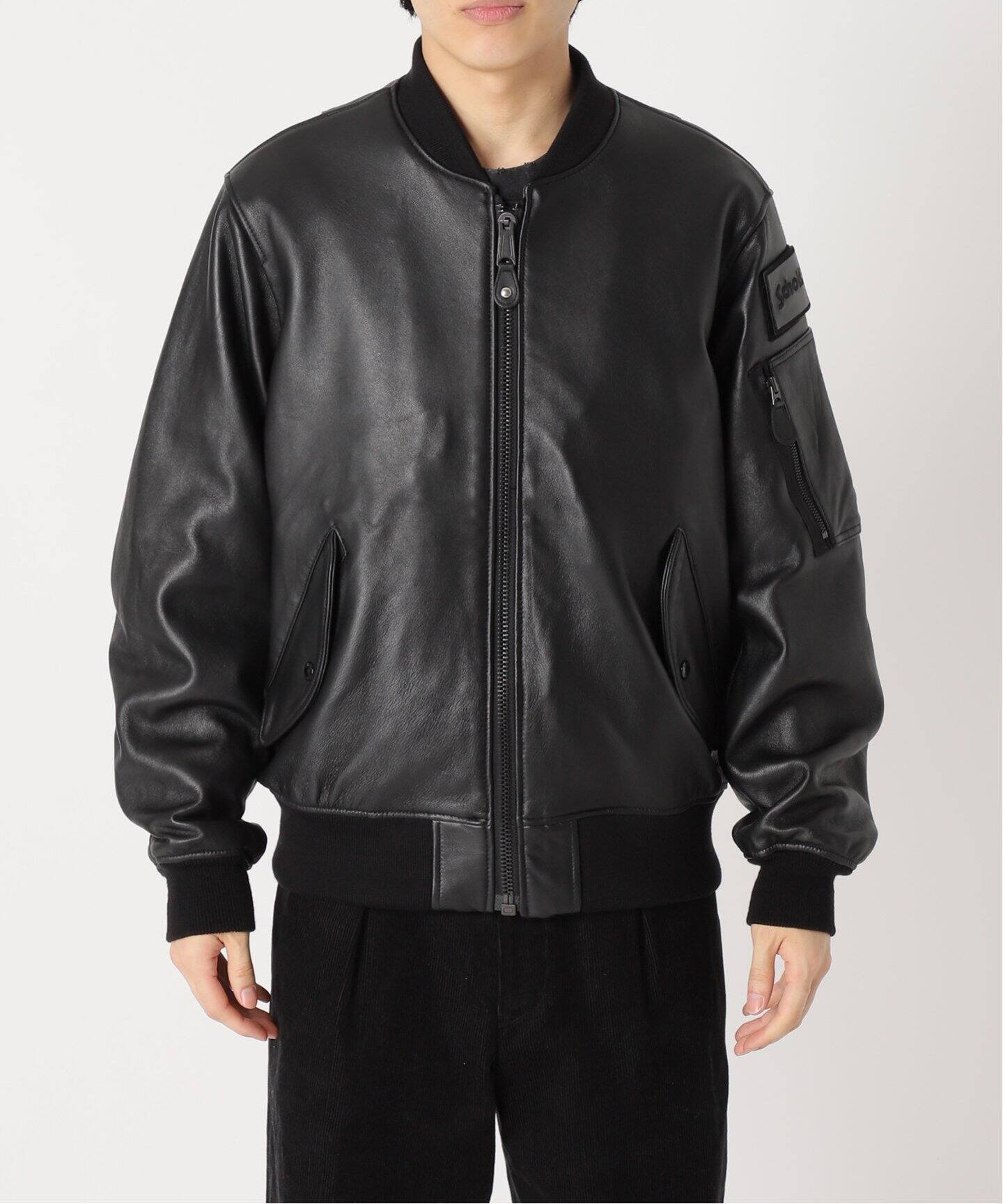 Schott / ショット】別注 LEATHER MA-1（MA-1）｜JOURNAL STANDARD 