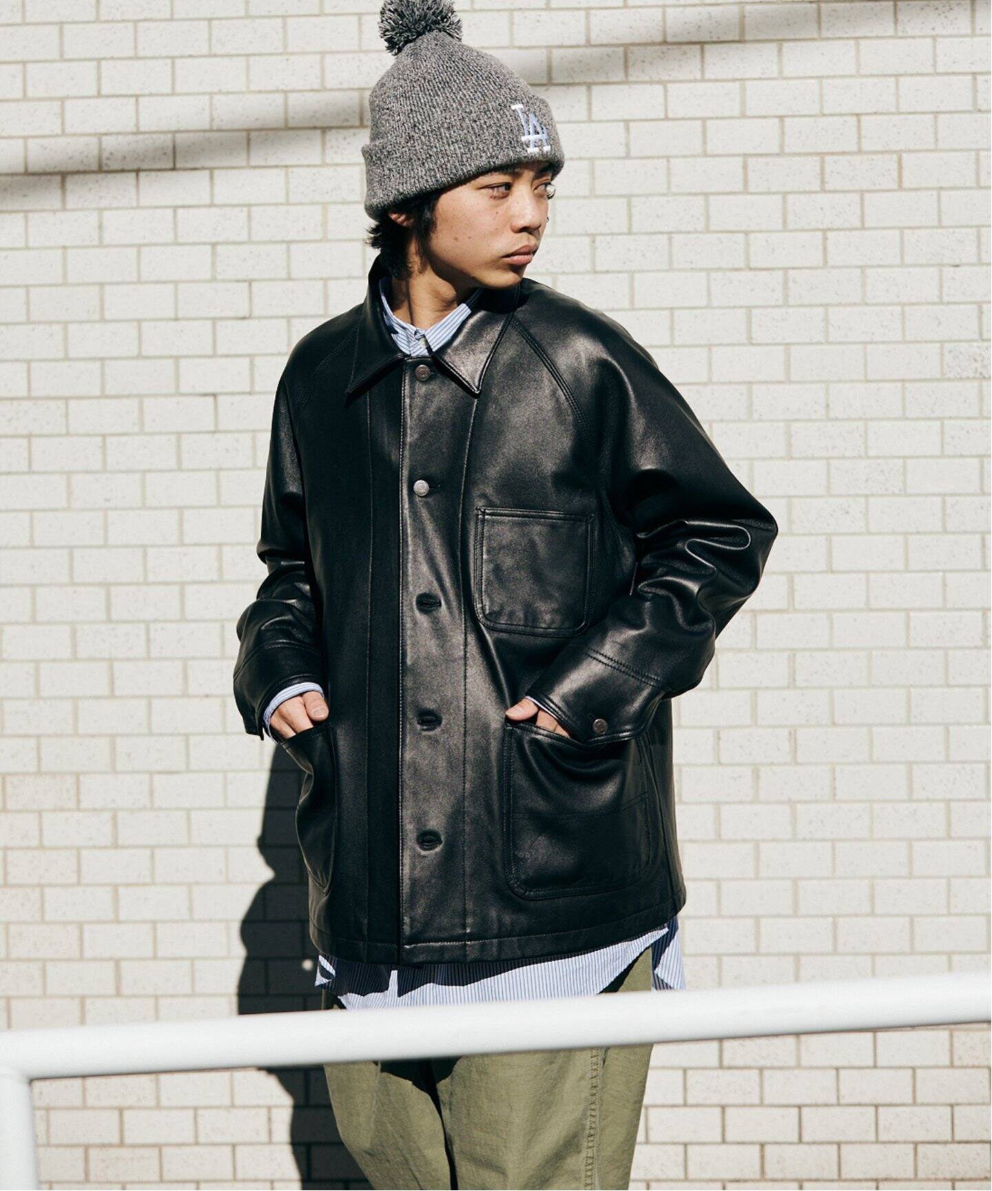 Schott / ショット】別注 LEATHER COVERALL（レザージャケット 