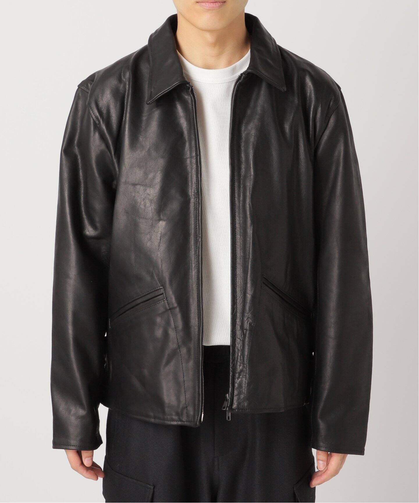 JAMES GROSE × JOURNAL STANDARD / CARLTON JACKET - HORSE（レザー 