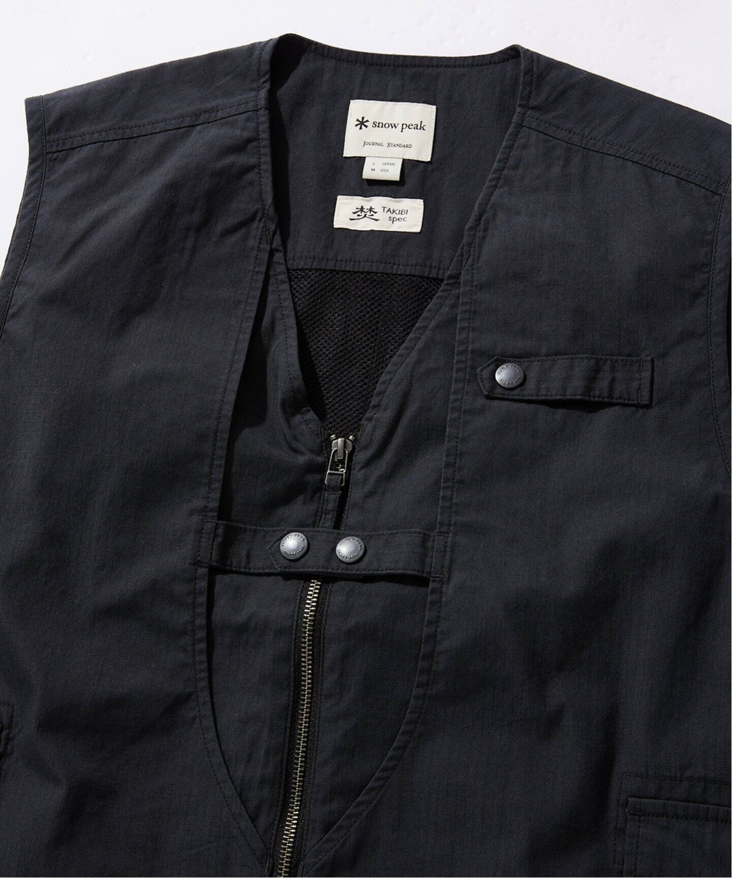SNOWPEAK × JOURNAL STANDARD】別注 TAKIBI LIGHT RIIP VEST（ベスト 