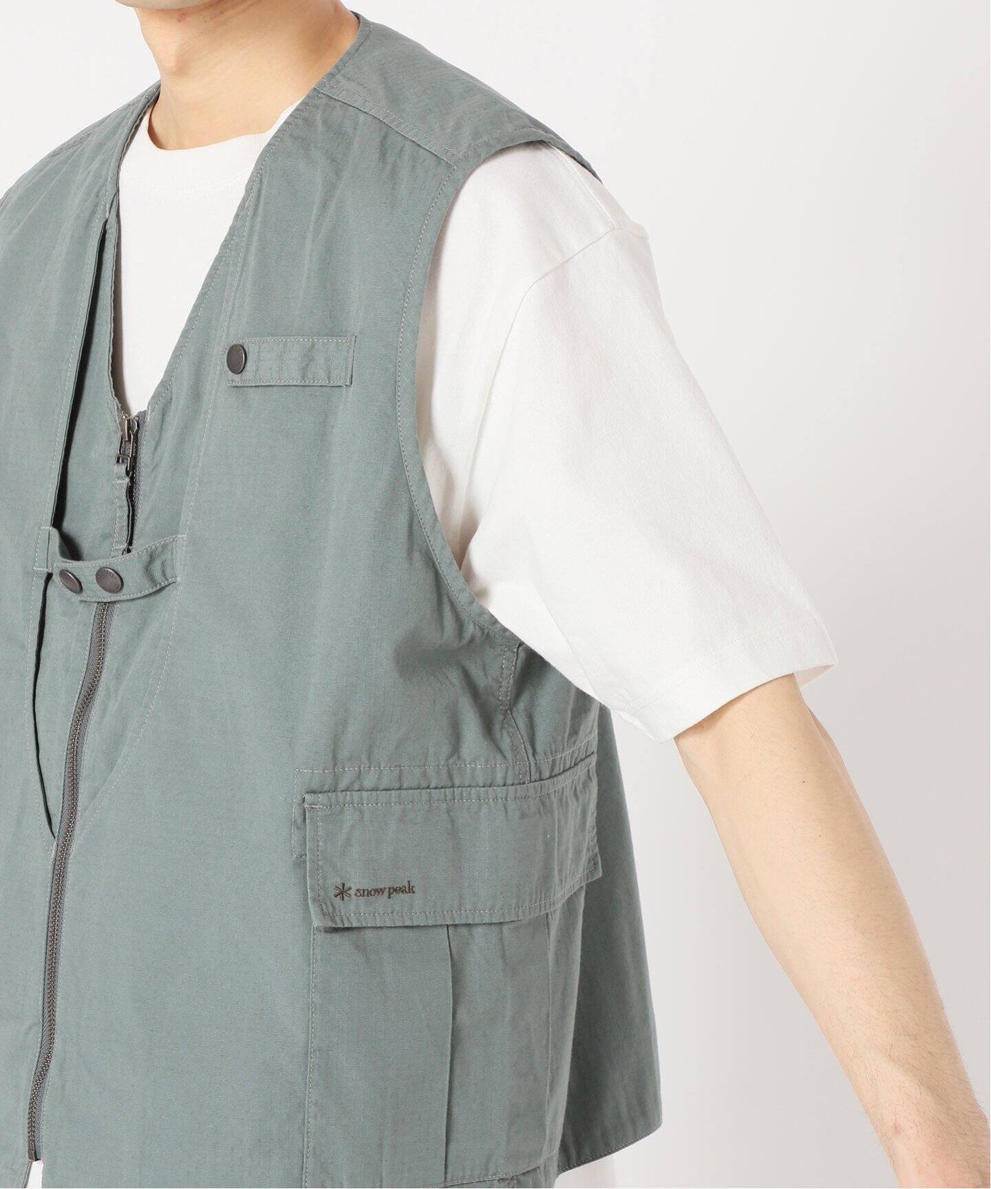 SNOWPEAK × JOURNAL STANDARD】別注 TAKIBI LIGHT RIIP VEST（ベスト 