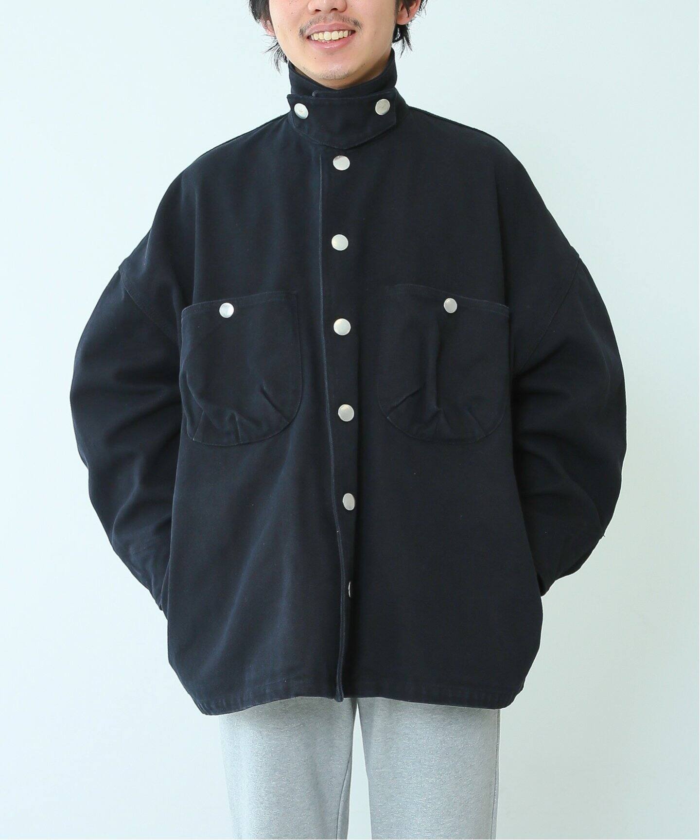 FOLL / フォル】wardrobe cocoon blouson：ワードローブコクーン 