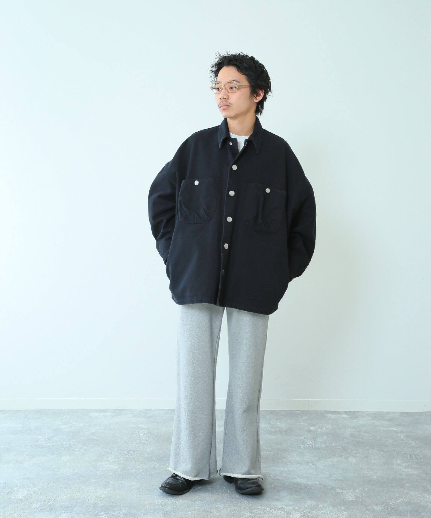 FOLL / フォル】wardrobe cocoon blouson：ワードローブコクーン 