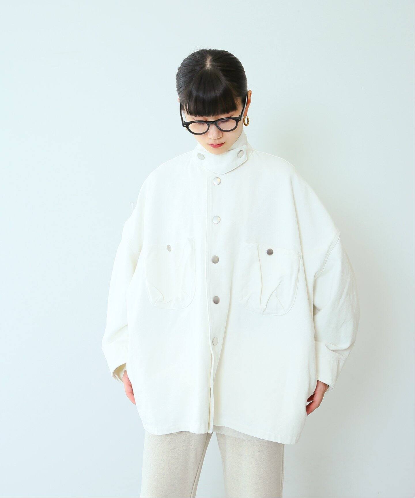 FOLL / フォル】wardrobe cocoon blouson：ワードローブコクーン 