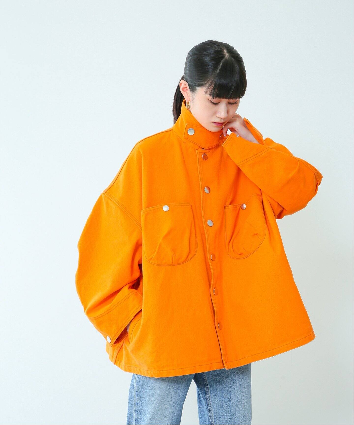 FOLL / フォル】wardrobe cocoon blouson：ワードローブコクーン 