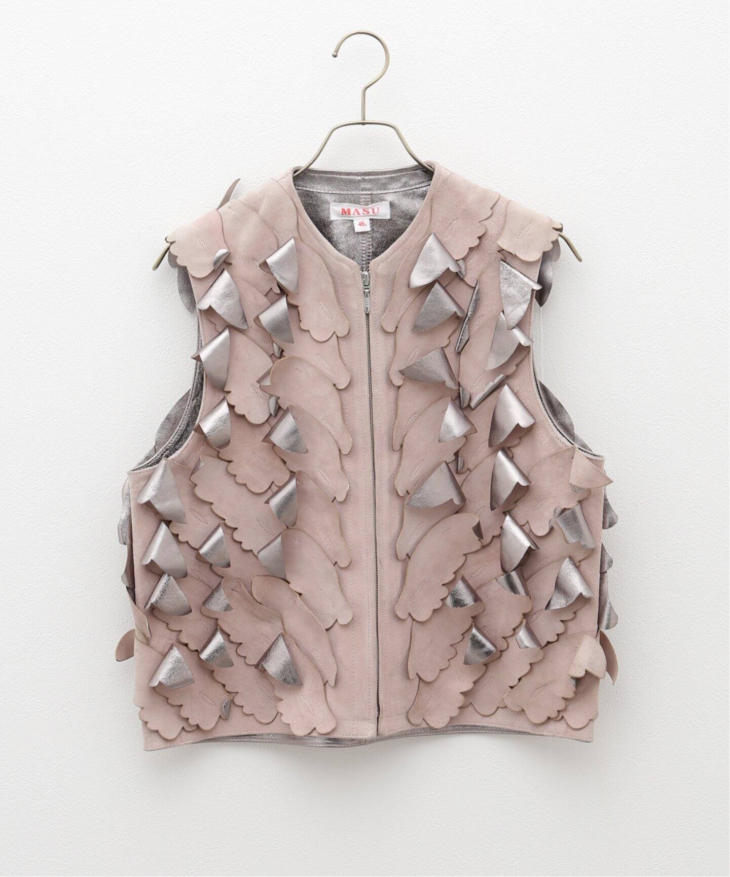 MASU / エムエーエスユー】 ANGEL WING LEATHER VEST（その他ブルゾン 