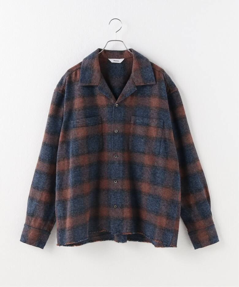 【Name./ネーム】 OMBRE CHECK CUTOFF BOX SHORT SH（シャツ／ブラウス）｜JOINT WORKS