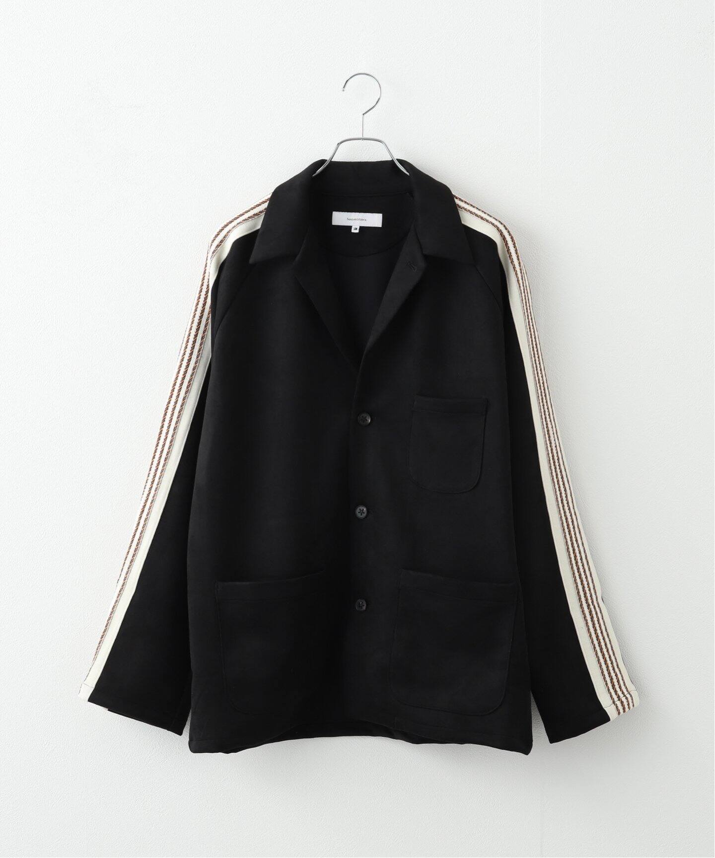 サスクワァッチファブリックス むすん ノーカラージャケット 