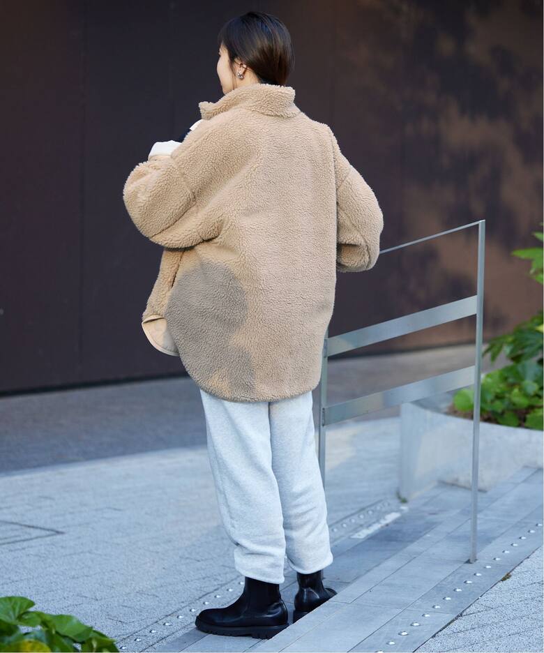 PAキルト*ムックボアリバーシブルブルゾン（その他ブルゾン／アウター  