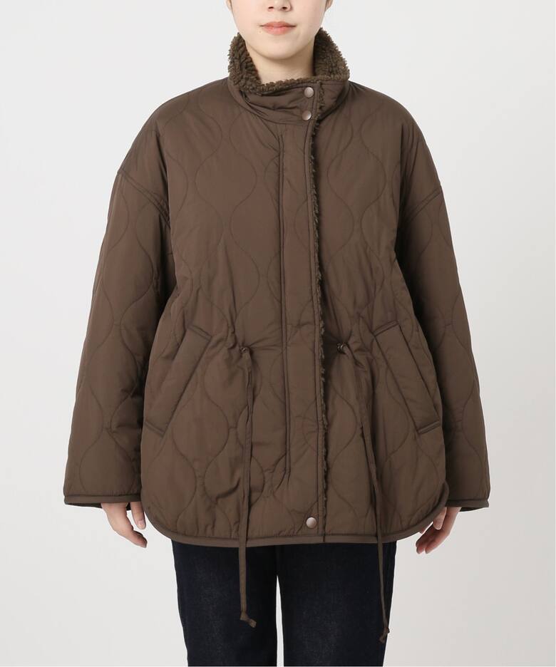 PAキルト*ムックボアリバーシブルブルゾン（その他ブルゾン／アウター  