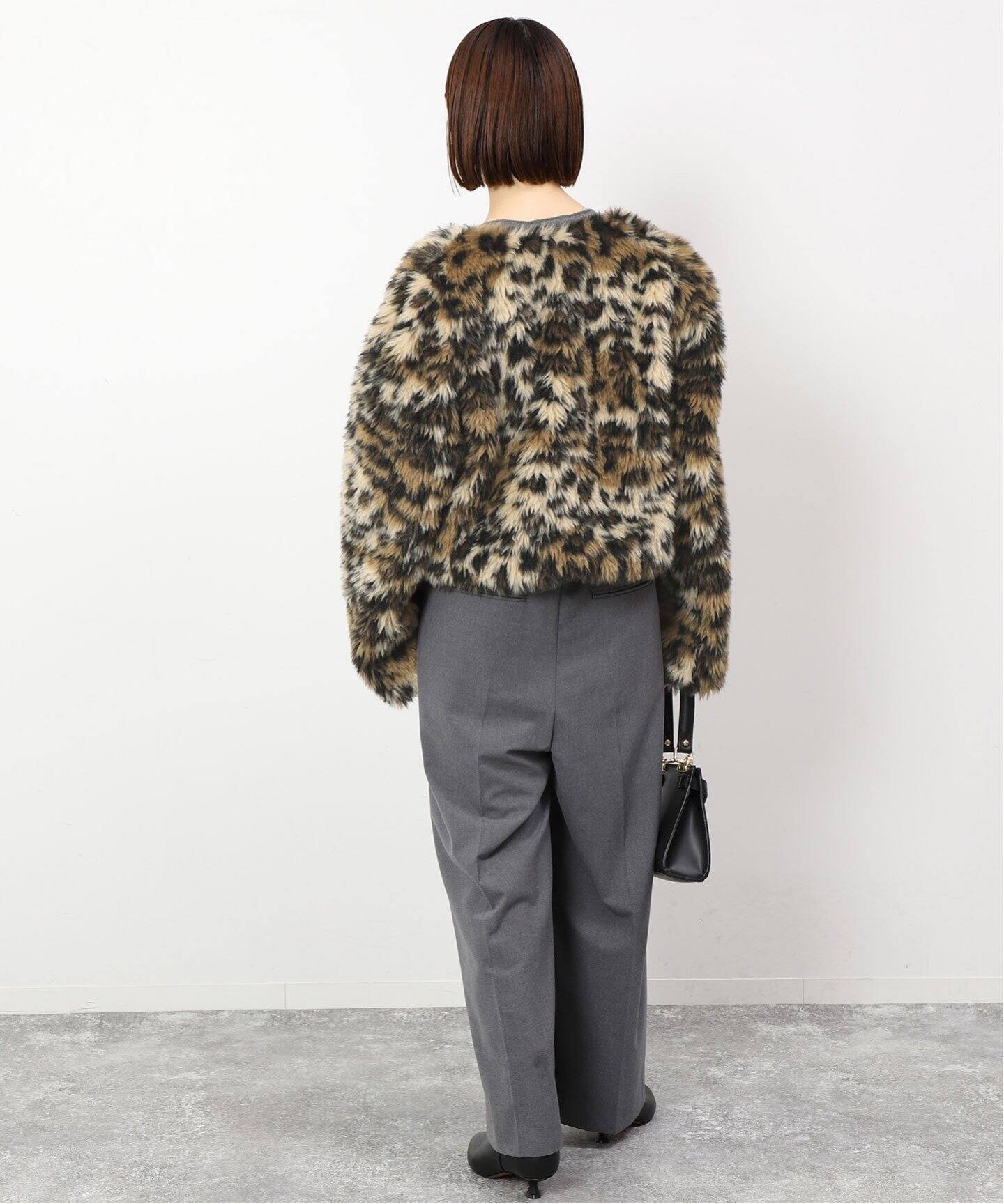 クルクルファーショートブルゾン（その他ブルゾン／アウター）｜SLOBE  