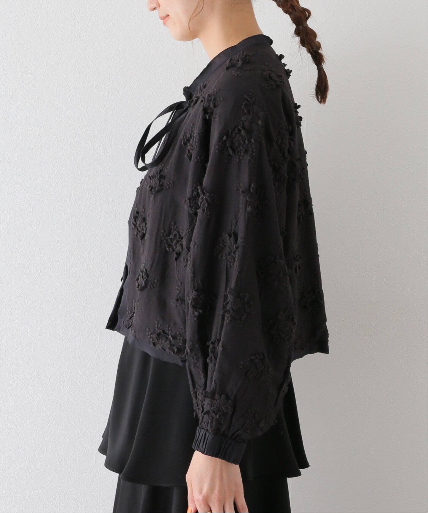 crinkle crinkle crinkle 3Dembroidery ボレロ