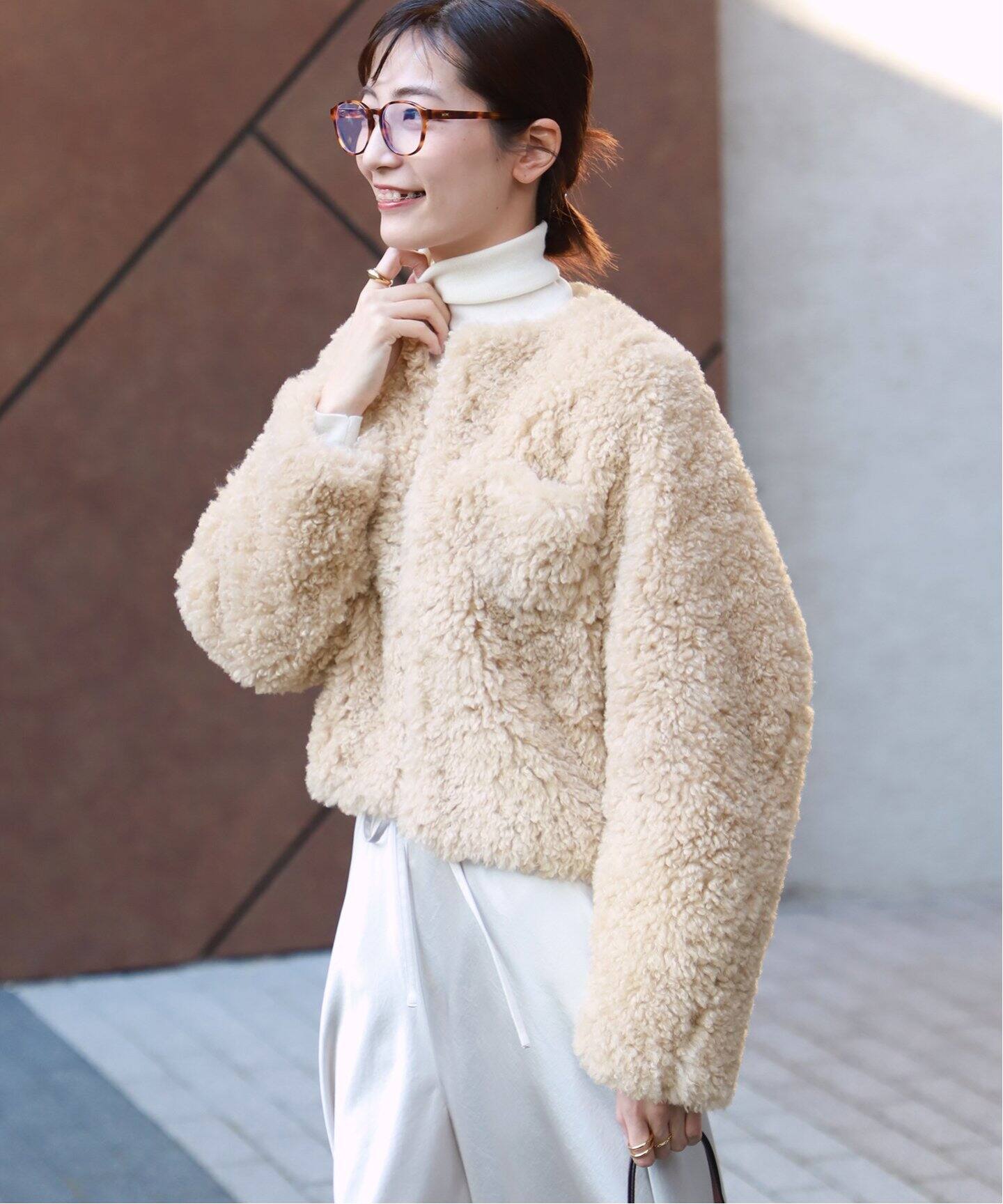 fluffy ファージャケット（その他ブルゾン／アウター）｜VERMEIL par  