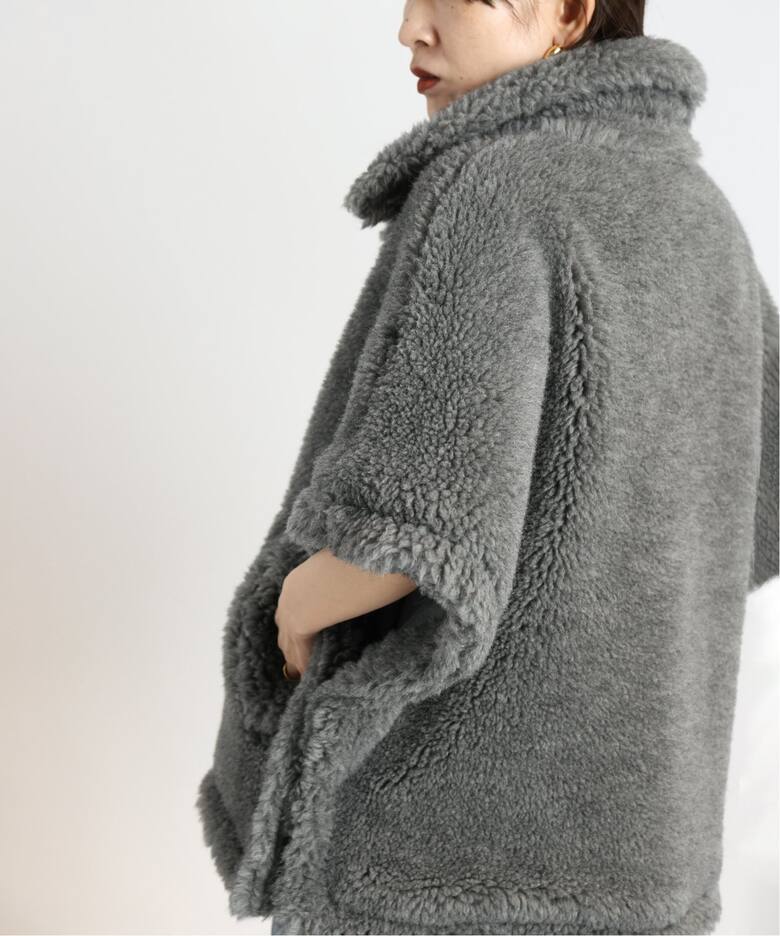 TICCA/ティッカ】ウールファーポンチョ（ポンチョ・マント）｜VERMEIL  