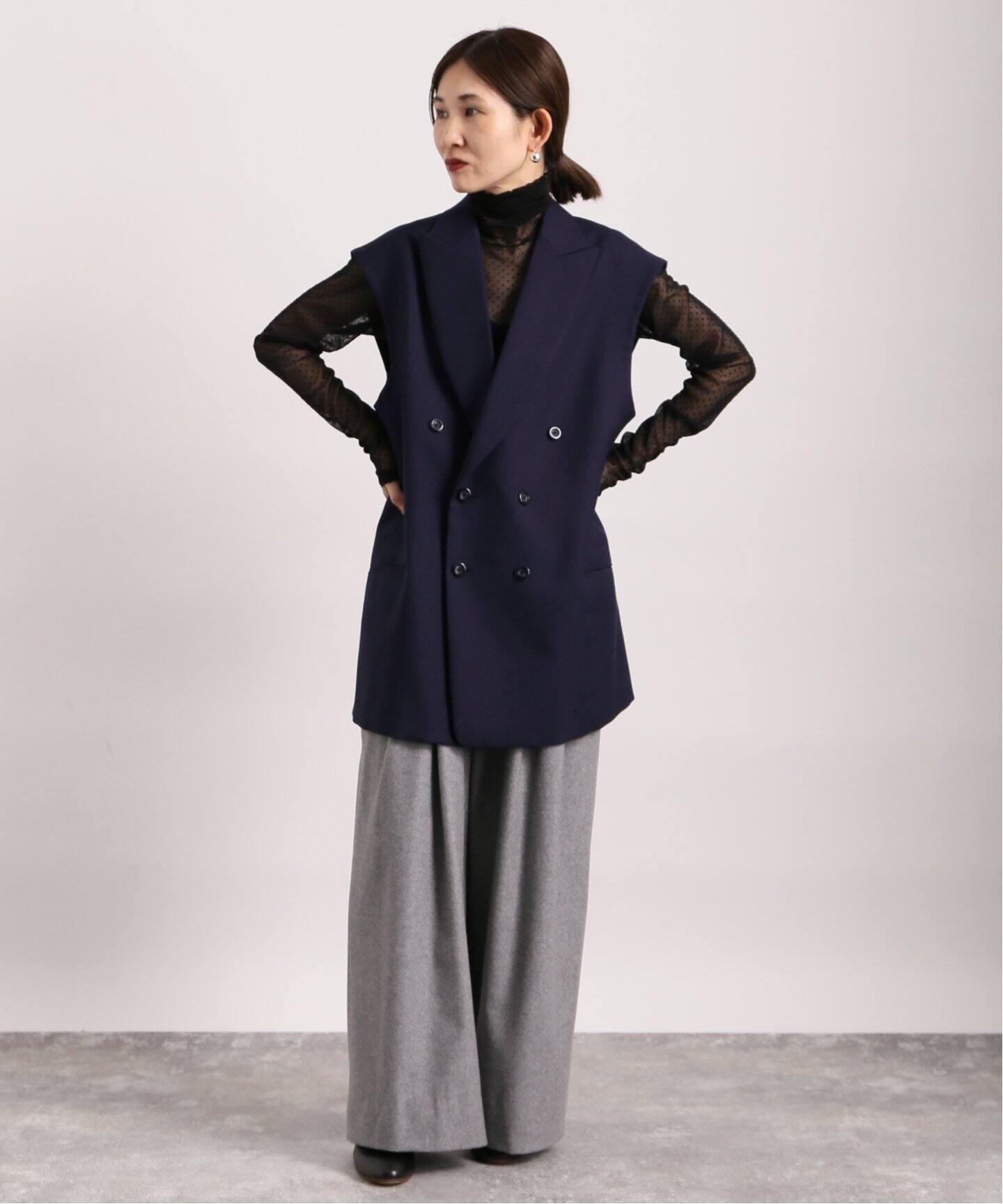 UJOH/ウジョー】6 BW Slit ベスト（ベスト）｜VERMEIL par iena  