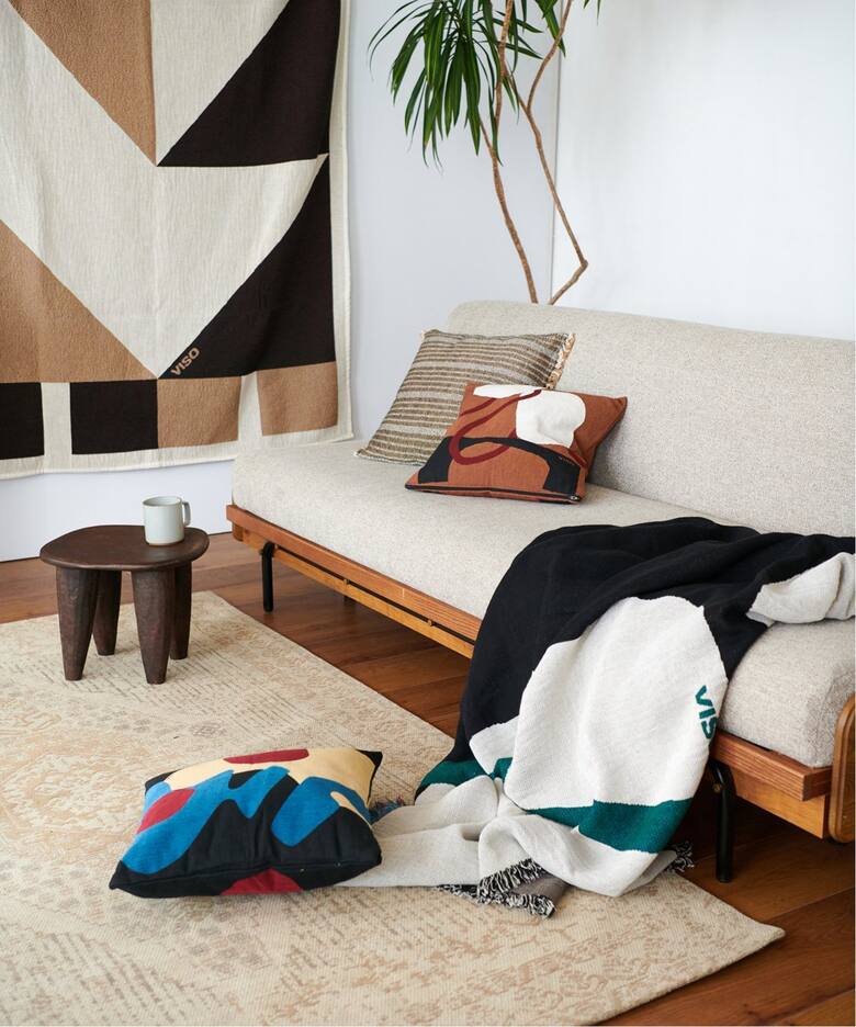 VISO PROJECT / ヴィソプロジェクト】TAPESTRY BLANKET ブランケット  
