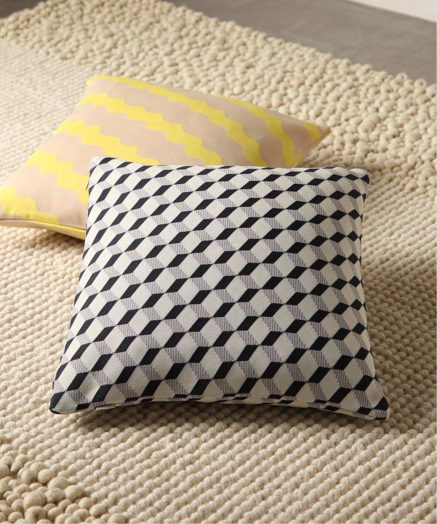 【TRICOTE/トリコテ】WAVE CUSHION ウェーブ クッションカバー 45cm