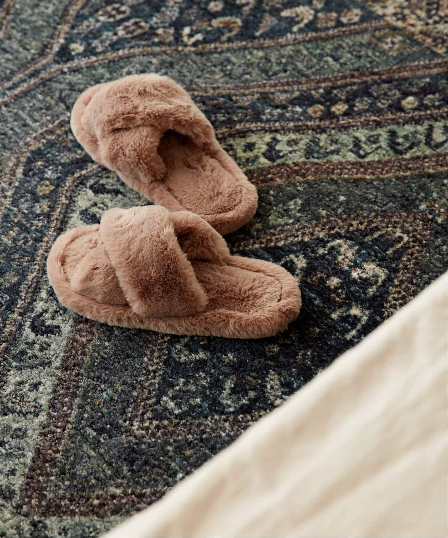 ジャーナルスタンダード ファー スヌード SLIPPER FUR フェイクファー スリッパ ルームシューズ（ルーム