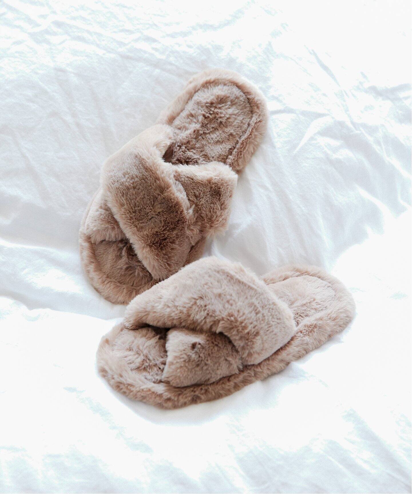 ※9/11迄　 SLIPPER × JOURNAL STANDARD SLIPPER FUR フェイクファー スリッパ ルームシューズ（ルームシューズ